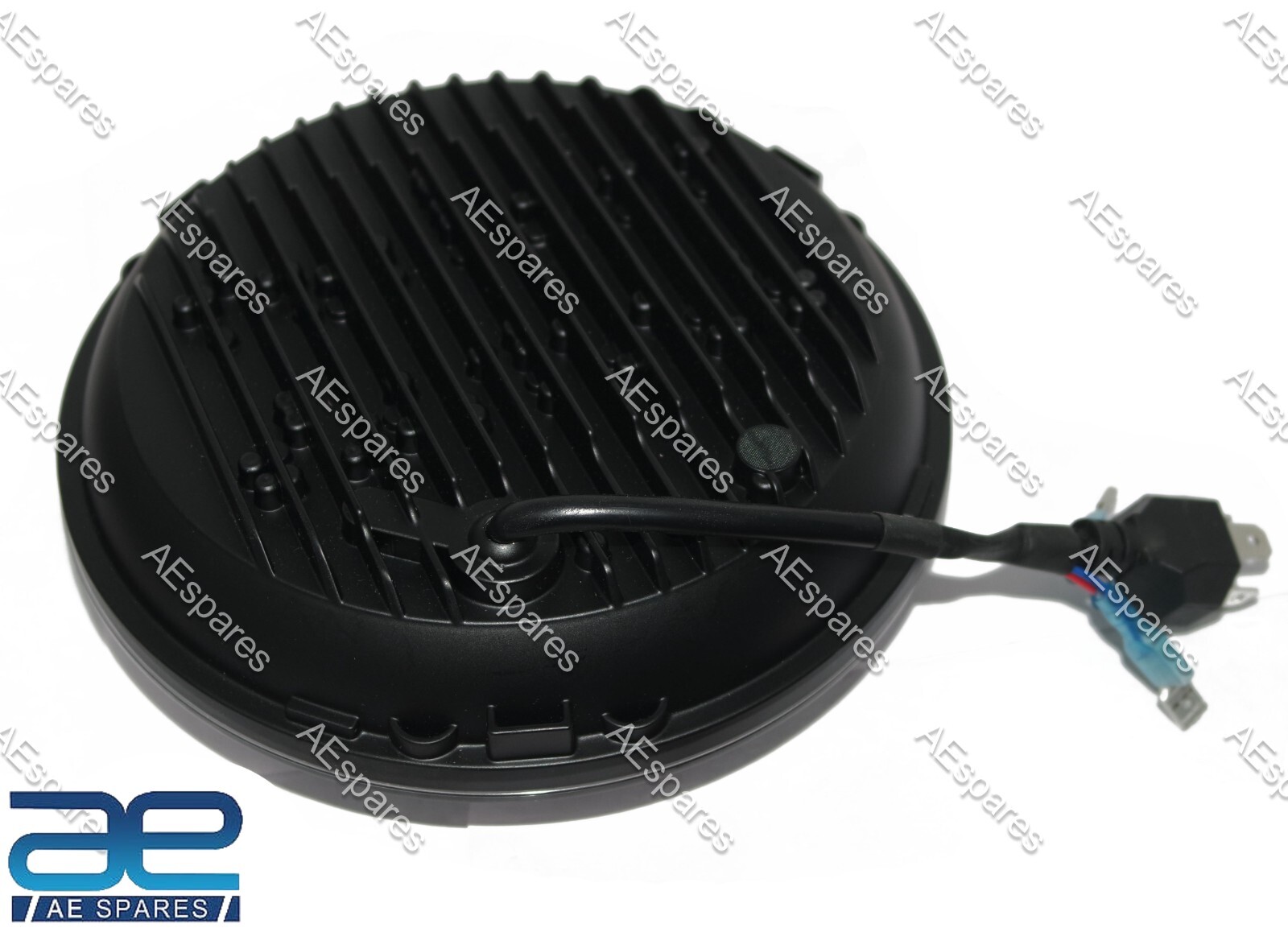 Skull Design 7" LED Headlight For Mahindra Thar Harley Royal Enfield 