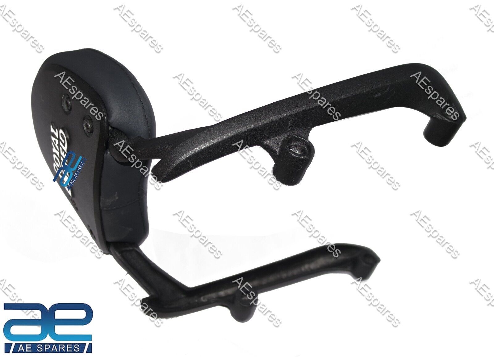 For Royal Enfield Meteor 350cc Passenger Back Rest With Back Rest Pad Black