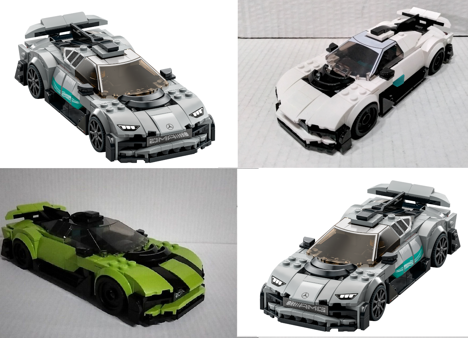 ＊HIME LEGO 76909 Speed Champions Mercedes-AMG Project One + Custom
