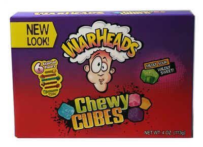 Warheads Sour Chewy Cubes (113g)