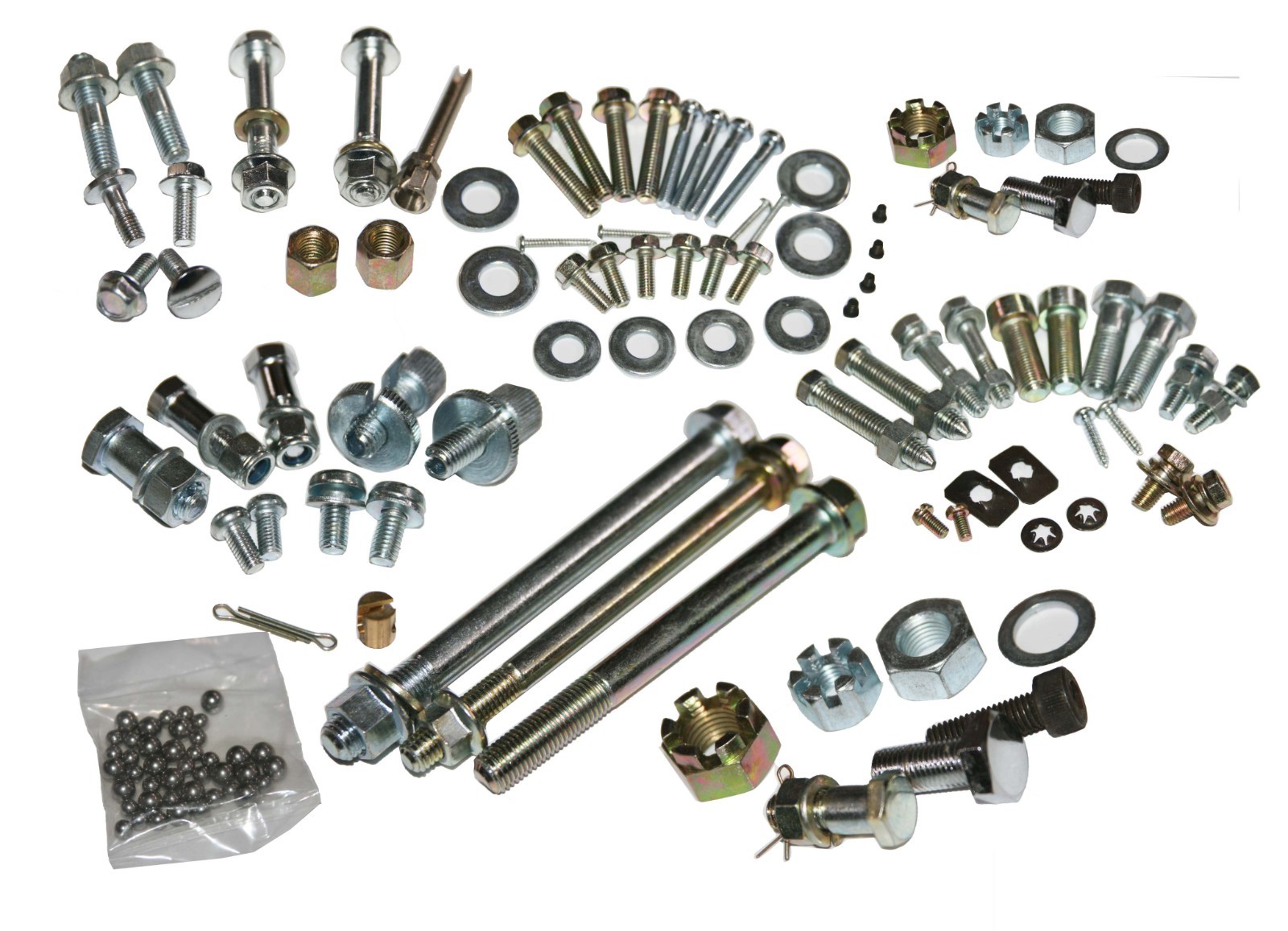 Complete Body Chassis Nut Bolts Fixing Kit For Yamaha RX100 Motorcycle  