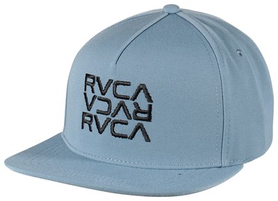 Шляпа-бейсболка RVCA Three Stack - светло-голубая - Новинка