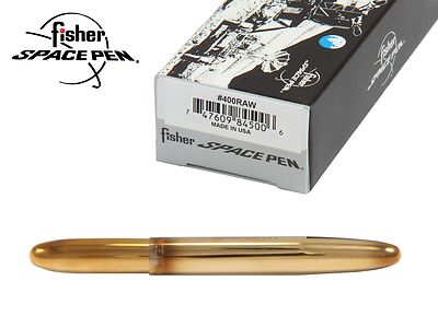 Fisher Space Pen #400RAW / Raw Brass Classic Bullet Pen 