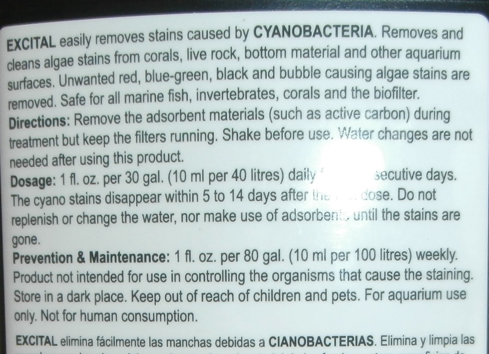 CYANO STAIN REMOVER Naturally Removes Red Slime Black Blue Green & Bubble Staina