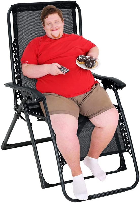 , 420 Lbs Weight Capacity Patio Lounge Chair Xl Fold