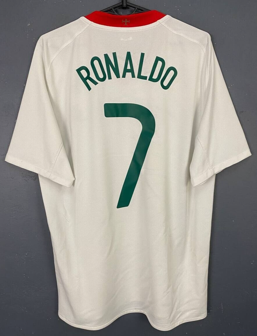 NIKE ポルトガル代表 C.RONALDO #17 2008 AWAY L 白 NIKE ポルトガル代表 C.RONALDO #17 2008 AWAY L 白