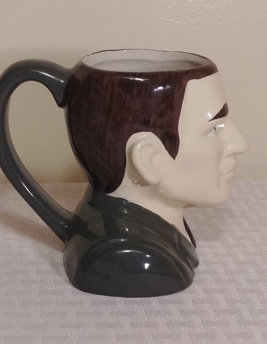 BBC Dr. Who Zeon The 9th Doctor Toby Mug Cup Figural Head Science Fiction EUC