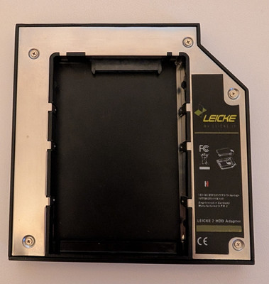 LEICKE SATA 2nd Hard Drive Caddy Bay 12.7mm Universal for CD/DVD-ROM Optical Bay
