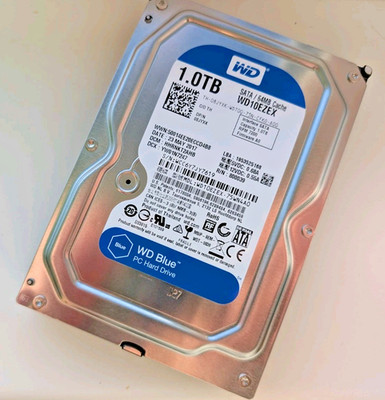 1TB Western Digital Blue WD10EZEX 3.5" SATA Hard Drive Desktop HDD