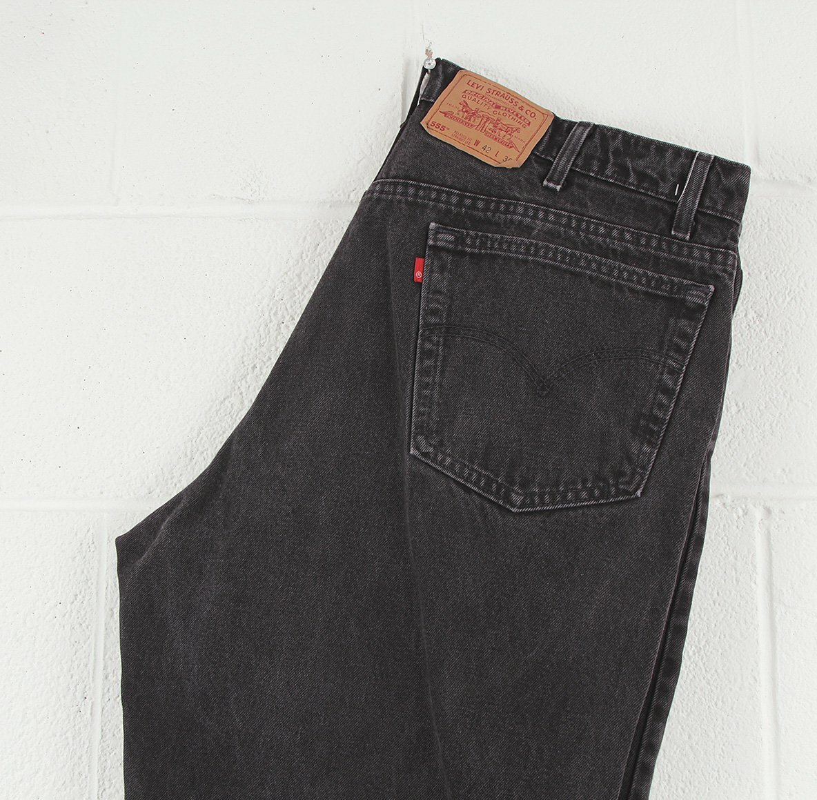 relaxed black jeans