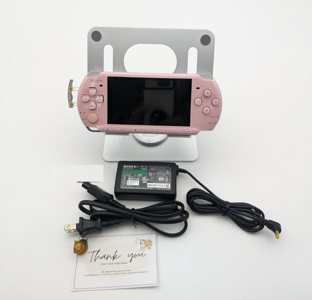 Sony PSP-3000 PlayStation Portable Blossom pink memory card