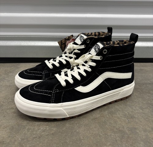 Vans Sk8 Hi MTE 1 Black Leopard Suede Mens VN0A5HZY6D81 | eBay
