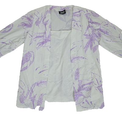 Vintage Joren womans night shirt gown size 16 San Francisco floral