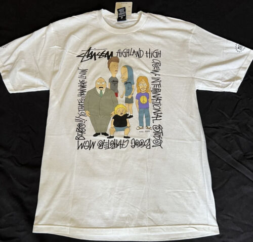 stussy Beavis and Butt-Head t-shirt Beavis and Butt-Head stussy Beavis and Butt-Head t-shirt Beavis and Butt-Head