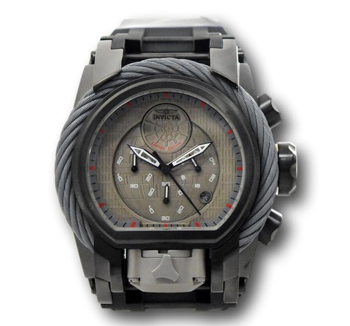 Pre-owned Invicta Star Wars Death Star Men's 52mm Limited Edition Dual-time Watch 33861