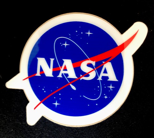 NASA SPACE STICKER 3 1/4“ X 2 1/2“ SUPER THICK & GLOSSY WATERPROOF OUTDOOR 
