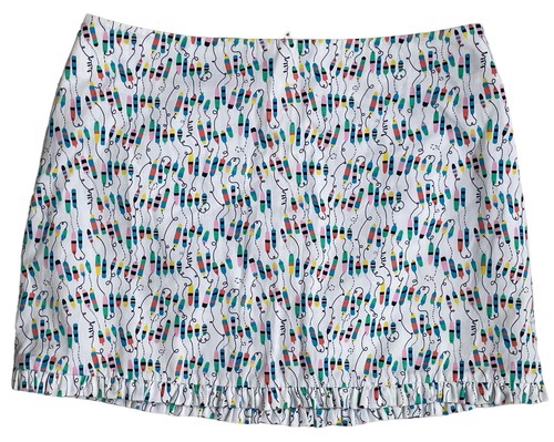 Lilly Pulitzer Women's Callie Mini Skirt Size 0 Resort White