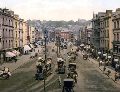 1890-1900 Patrick Street, Cork, Ireland Vintage Photograph 8.5'' x 11'' Reprint