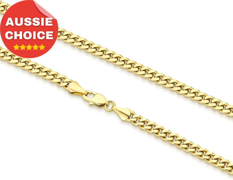 14K White Gold Plated Cuban Link Chain Necklace 18" Unisex 2-5MM Anti-Allergy