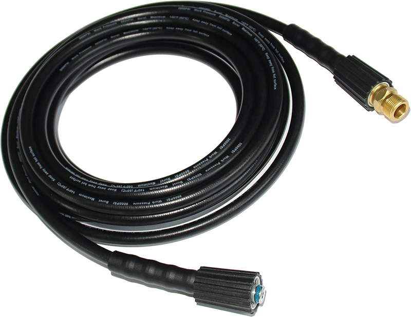 50 Ft 1/4"Replacement Power Pressure Washer Hose Sun Joe Craftsman Ryob 3000PSI