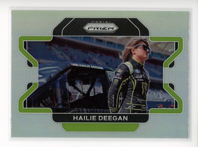 2022 PANINI PRIZM NASCAR HAILIE DEEGAN SILVER PRIZM PARALLEL HOLOGRAM -#91