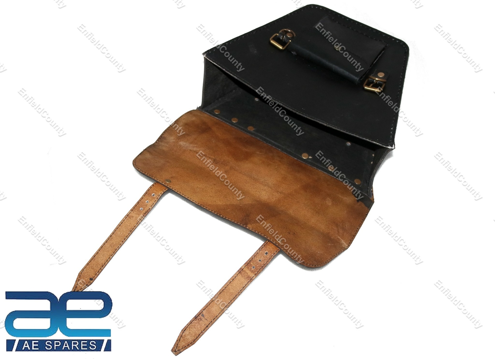 For Royal Enfield Interceptor 650 Continental GT 650 Pannier Leather Bag