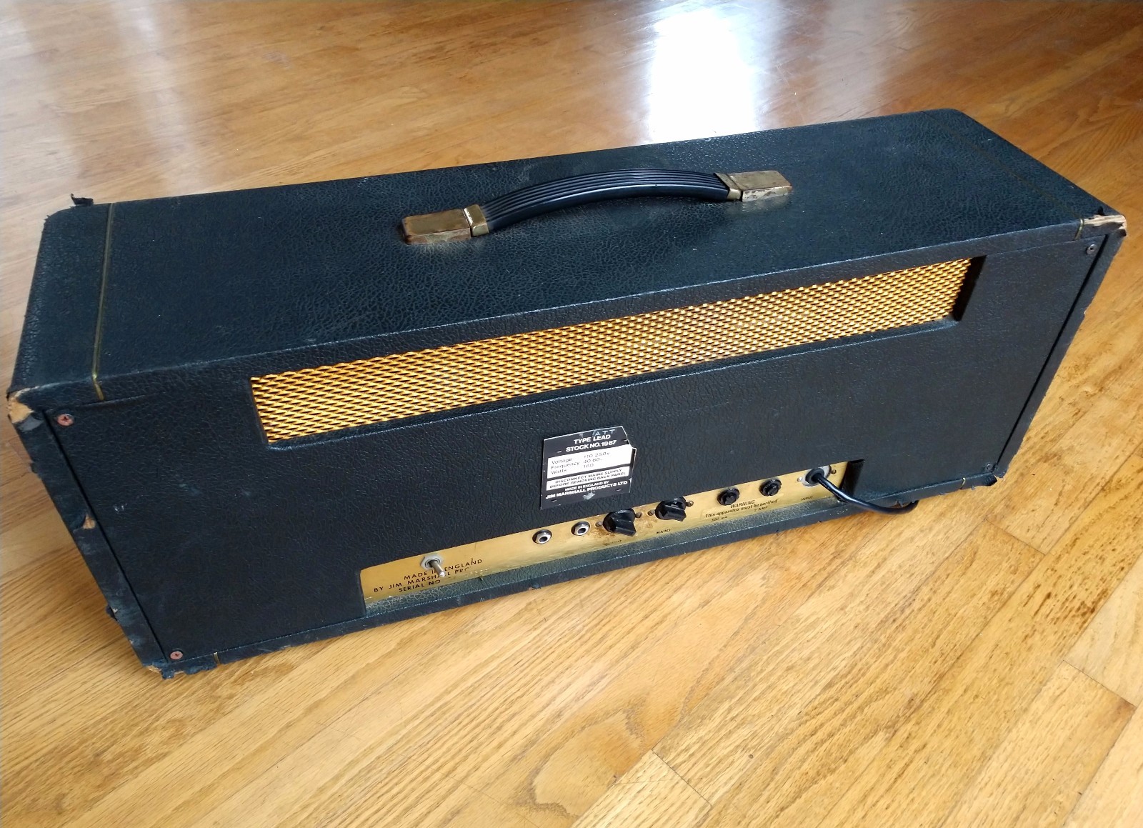 Marshall JMP 50 Watt 1972 Guitar Tube Amplifier JMP50 Head Holy Grail! High Gain