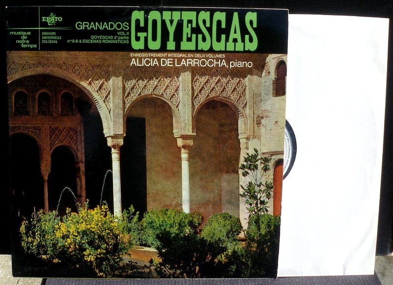 Granados Goyescas Vol 2 Larrocha 1964 70345 W/B Lp Nm Cv Nm- Clearaudio Cleaned