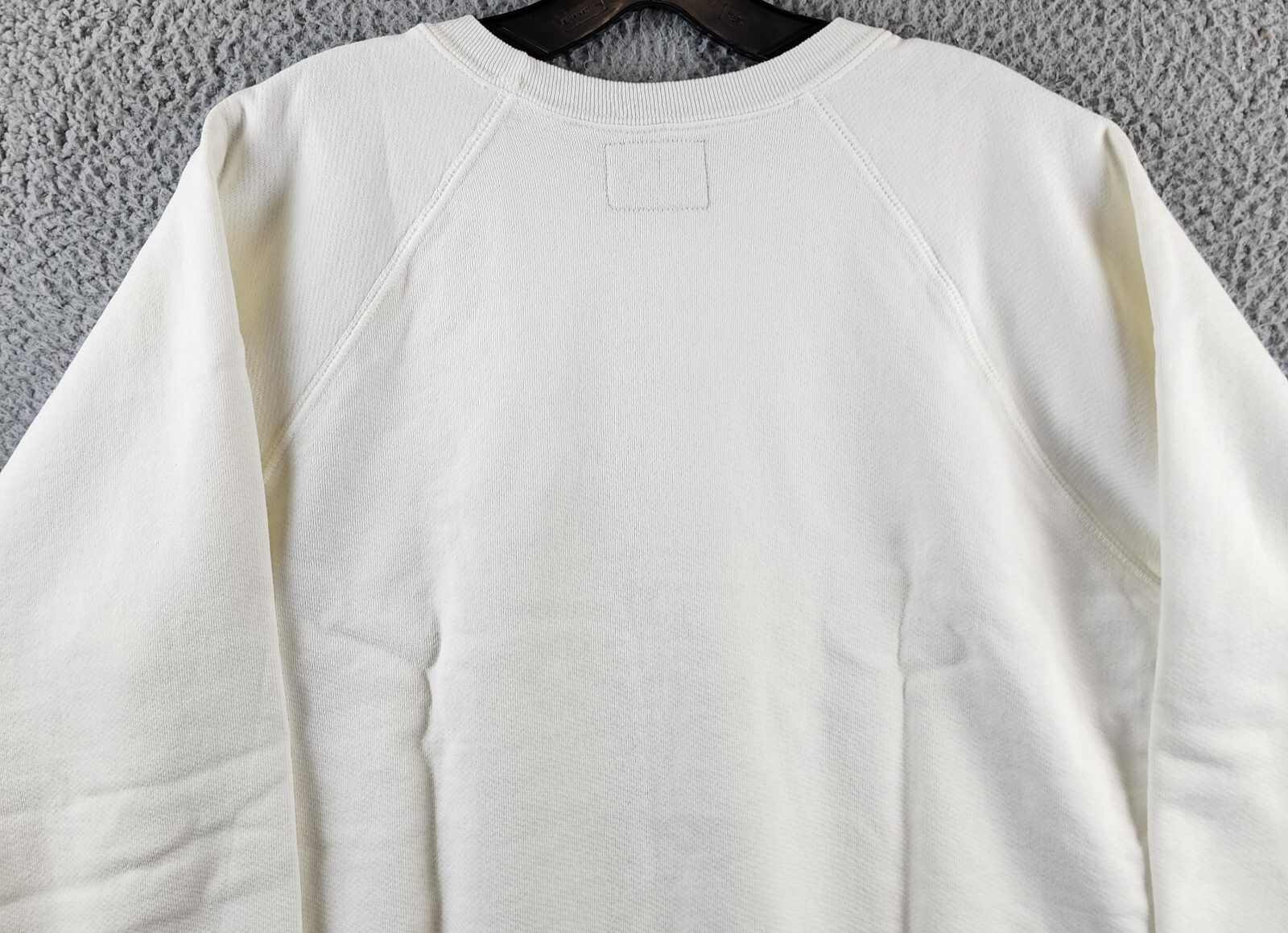 Retro Brand Graphic Sweatshirt Women's S Antique White Crewneck Long Sleeves~ - Picture 14 of 14