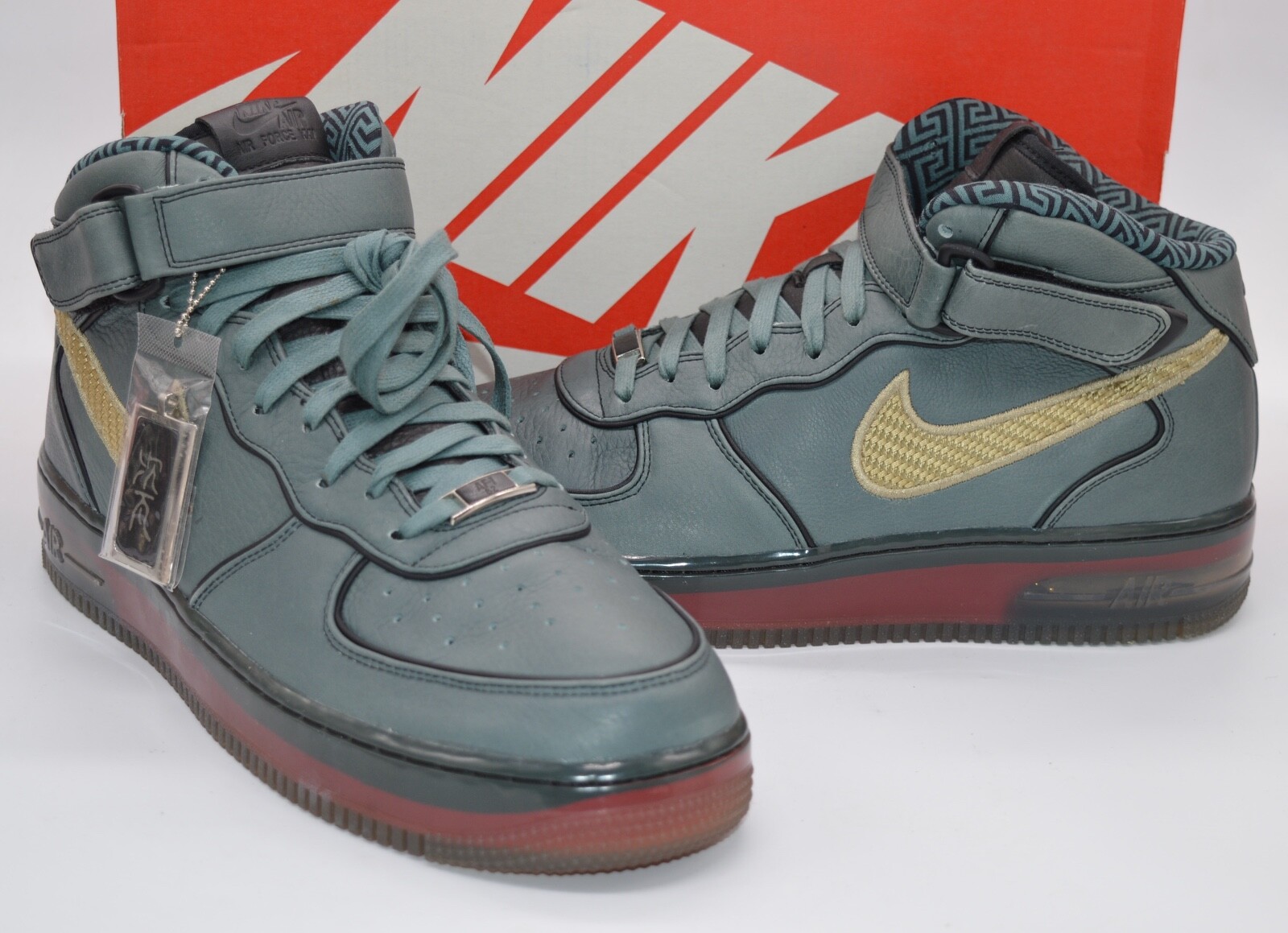 New Nike Air Force One 1 XXV Mid Supreme China 2007 World New Nike Air Force One 1 XXV Mid Supreme China 2007 World