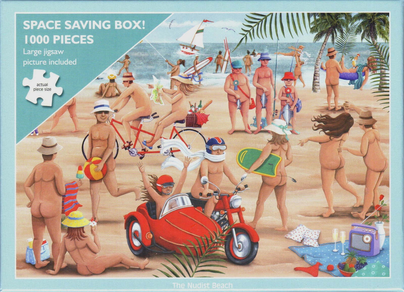 Otter House 1000 Piece Puzzle - Nudist Beach - Peter Adderley | eBay
