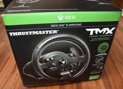 Thrustmaster TMX Force Feedback Racing Wheel Pedal Set Microsoft Xbox One PC Box