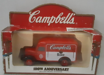 Campbells Soup 100th Anniversary Delivery Van LLedo 1/64 Limited Diecast England