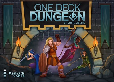 One Deck Dungeon Cooperative Dungeon Delve Game - Asmadi Games ASI0080 NEW