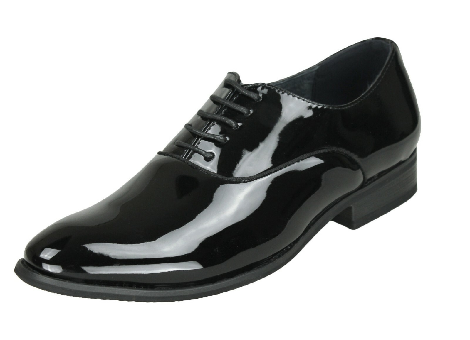 Scarpe Eleganti Uomo Evoga Class - Blu/Nero Verniciate Per Cerimonia - Foto 9