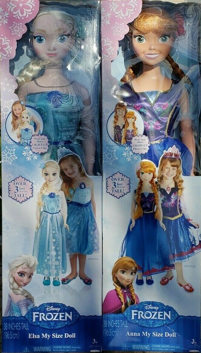 ディズニー　アナ雪　フローズン　ANNA MY SIZE DOLL Disney Frozen My Size Anna 38
