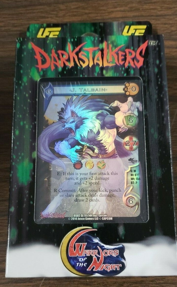 UFS Starter Deck Darkstalkers Warriors of the Night J. Talbain Deck