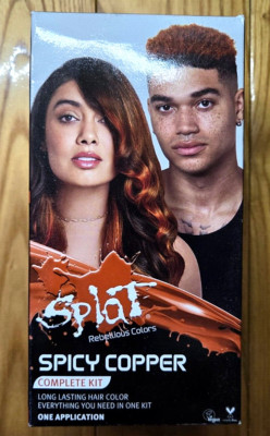SPLAT SPICY COPPER REBELLIOUS COLORS COMPLETE KIT HAIR COLOR