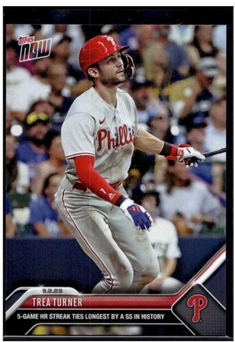 2023 Topps Big League Trea Turner SGC10 Rare Red Foil