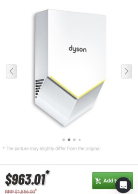 DYSON Airblade V AB12 HAND DRYER