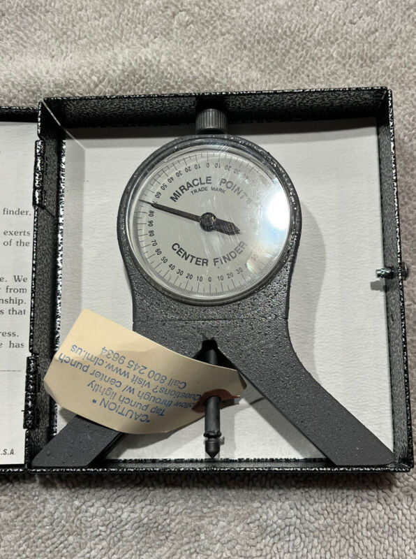 BRAND NEW ERICK MIRACLE POINT MODEL 900 PROTRACTOR W/ STEEL CASE FREE SHIPPING