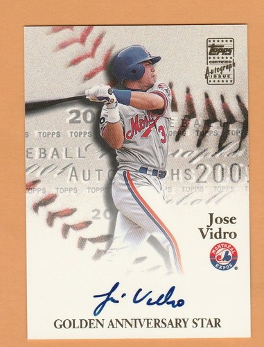 2001 SP Authentic Limited #65 Jose Vidro //50 EXPOS