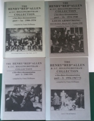 The Henry ''Red'' Allen & J. C. Higginbotham collection. 4 vols. Franz Hoffmann.