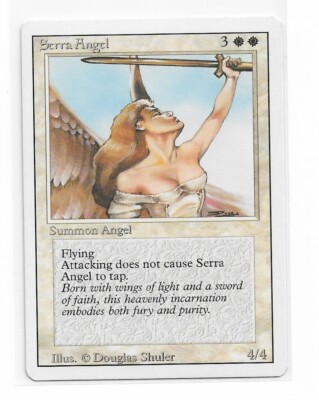 Magic the Gathering ~ MTG ~ 1x Serra Angel ~  MP ~ REVISED