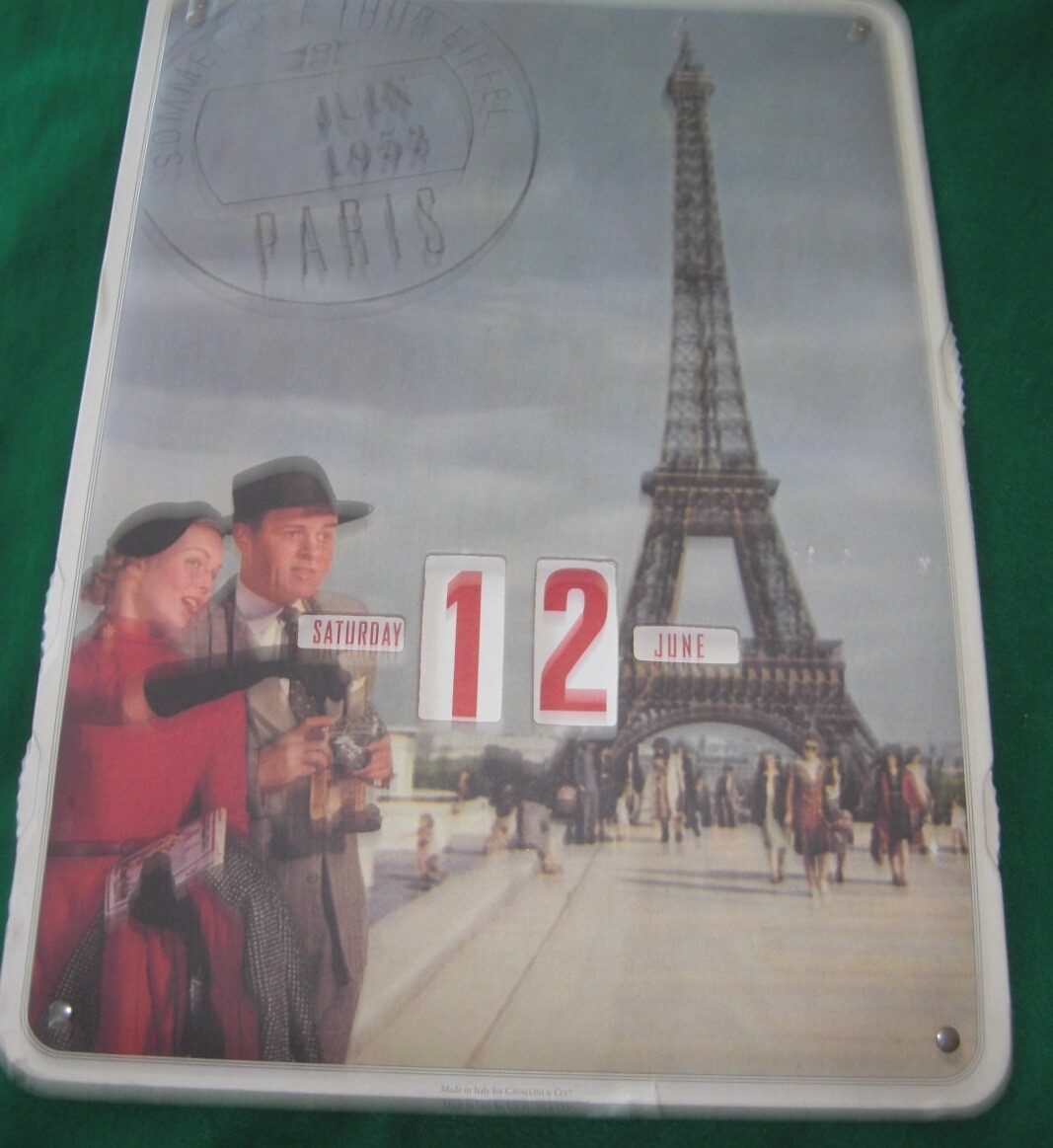 Купить 194059 Cavallini Paris Perpetual Rotator Calendar Sommet De La