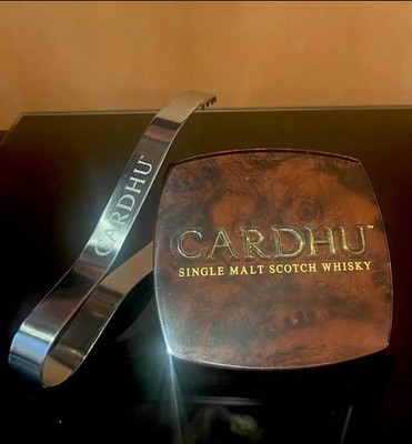 Cardhu Single Malt Scotch Whisky Branded Ice Tongs & Coaster Gift Set – Rare  