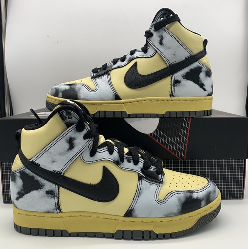

Nike Dunk High 1985 SP Acid Wash Shoes Кроссовки белые черные DD9404-700 мужские размеры, Белый, Nike Dunk High