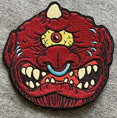 MADBALLS embroidered figure ball patch HORN HEAD action