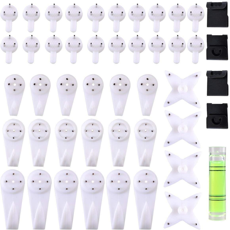 Picture Hangers, Wall Picture Hooks Invisible Traceless Hardwall Drywall Picture