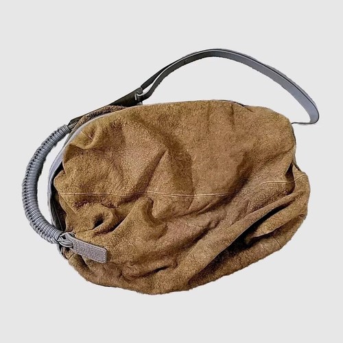 バッグ helmut lang bag HELMUT LANG BLACK LINEN & LEATHER BAG